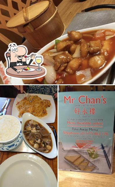 Food at Mr Chan's Chinese Restaurant