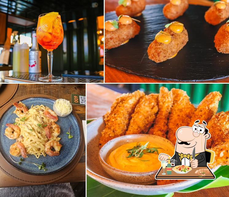 Comida em Ginga Rooftop