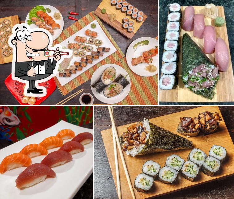 Escolha diversas opções de sushi