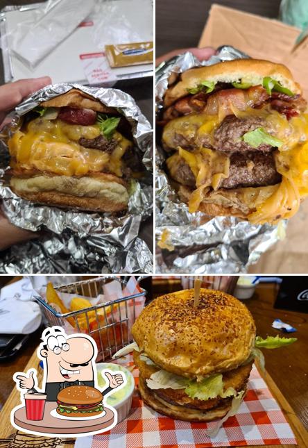 Consiga um hambúrguer no Ports Burger