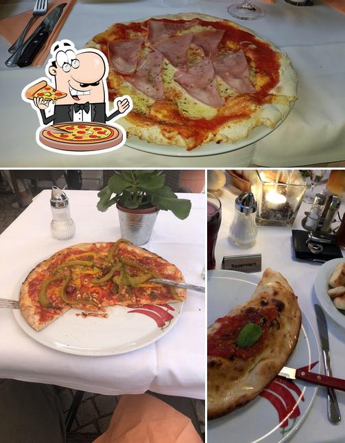 Elige una pizza en Ristorante & Pizzeria Da Carlo