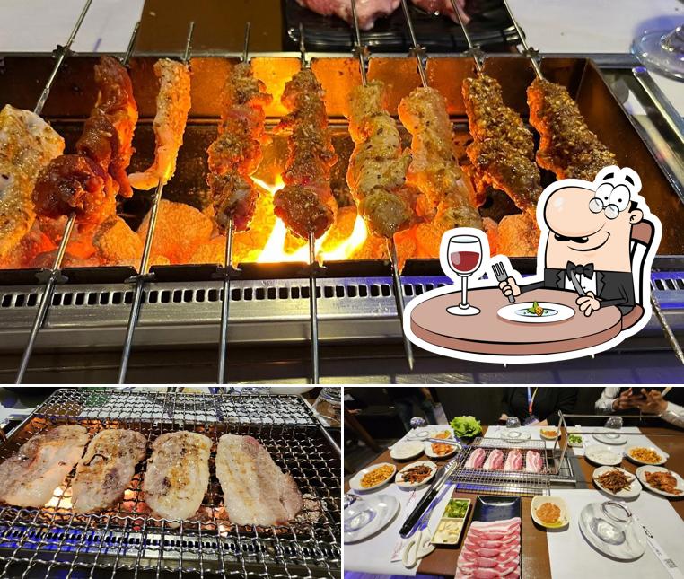 Platti al Da Lu Bian BBQ.烧烤包餐 숯불구이 무한리필