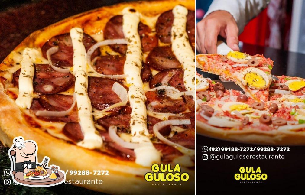 Peça diversos estilos de pizza