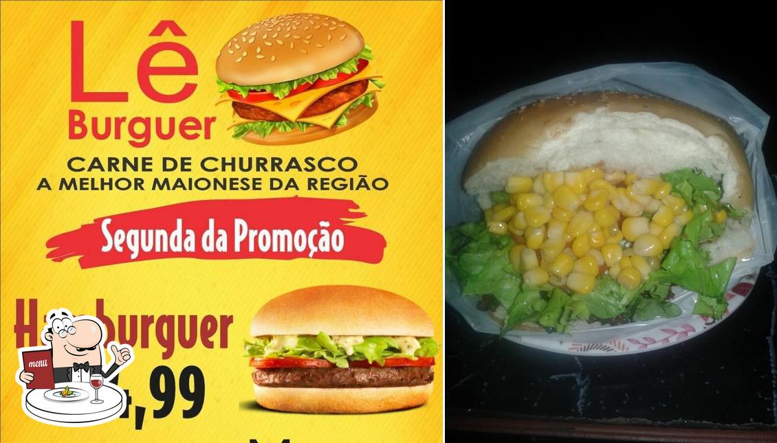 Platos en Lê Burguer rio doce