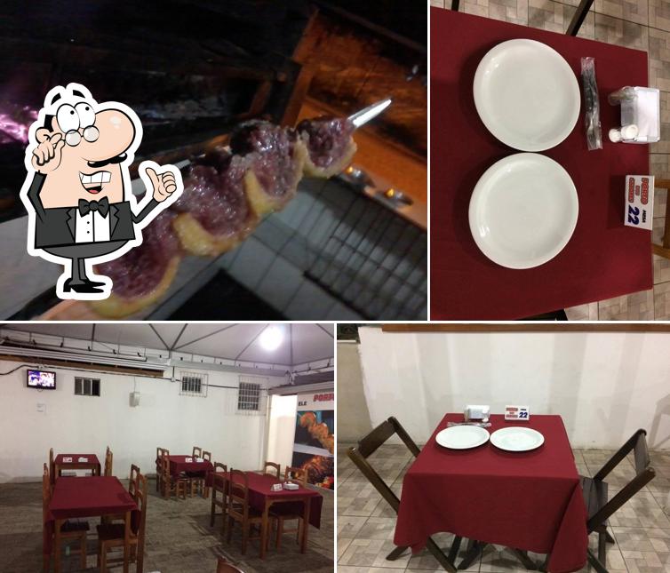 O interior do Churrascaria Porto Dos Sabores