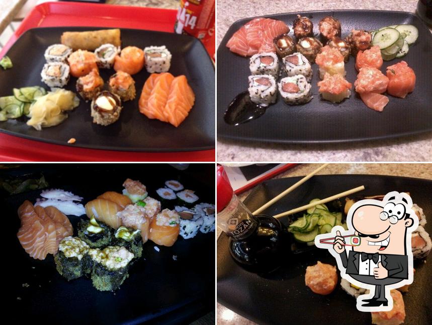 Presenteie-se com sushi no Bushido