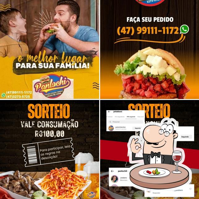 Comida em Panlochi Lanches e Porções