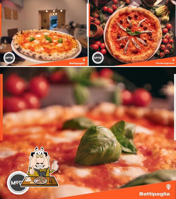 A Pizzeria Motié, puoi ordinare una bella pizza