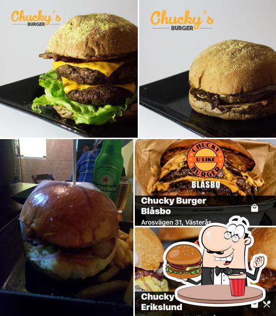 Delicie-se com um hambúrguer no Chucky's Burger