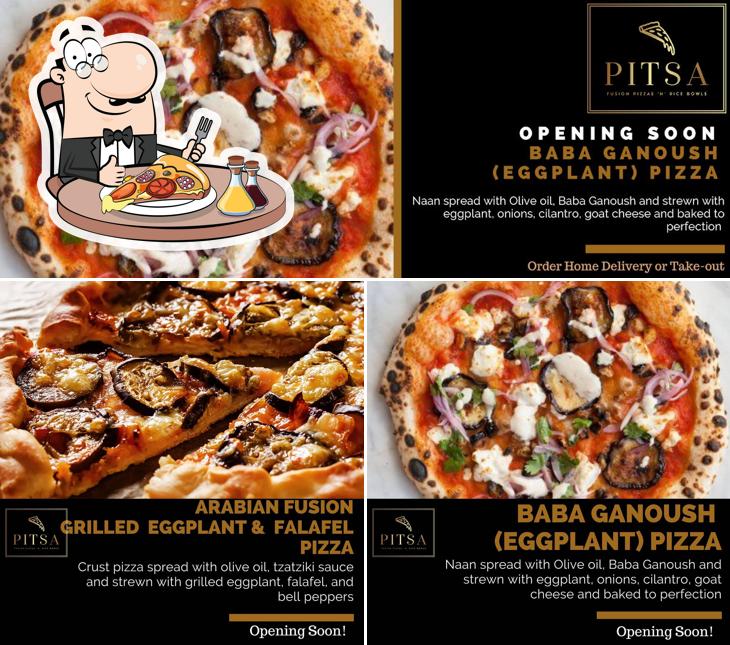 Elige una pizza en PITSA - Fusion Pizzas 'n' Rice Bowls