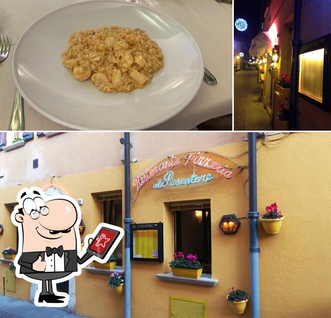 Guarda la immagine che mostra la esterno e cibo di Ristorante Al Pescatore