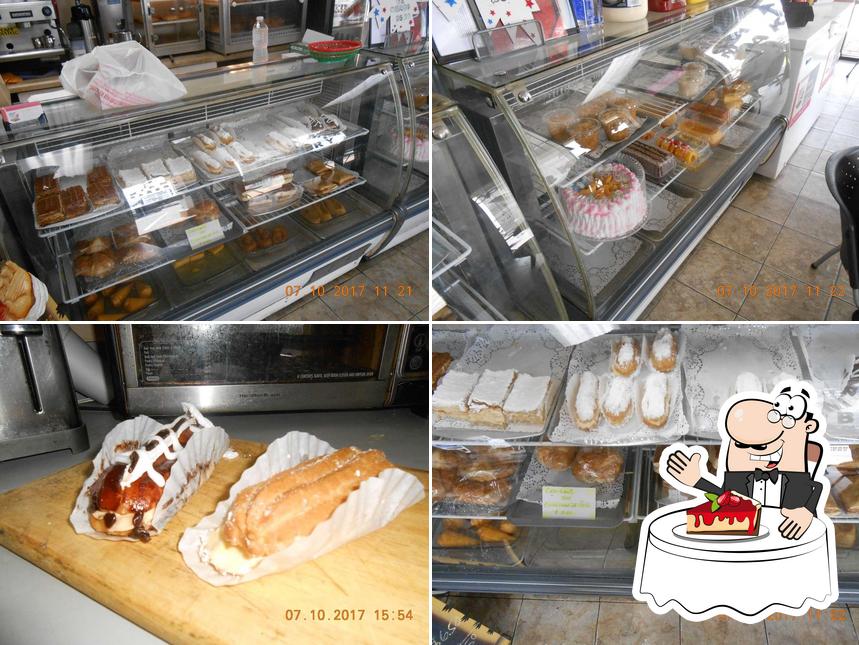 Miami Bakery & Cafe provides a variety of sweet dishes