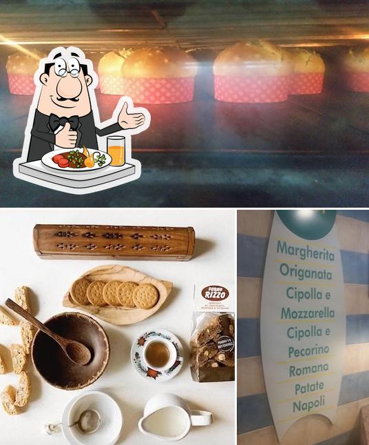Dai un’occhiata alla immagine che mostra la cibo e esterno di Forno Rizzo