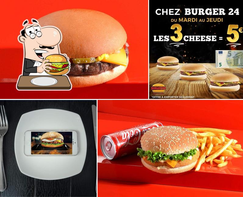 Commandez l'un des hamburgers servi à Burger 24