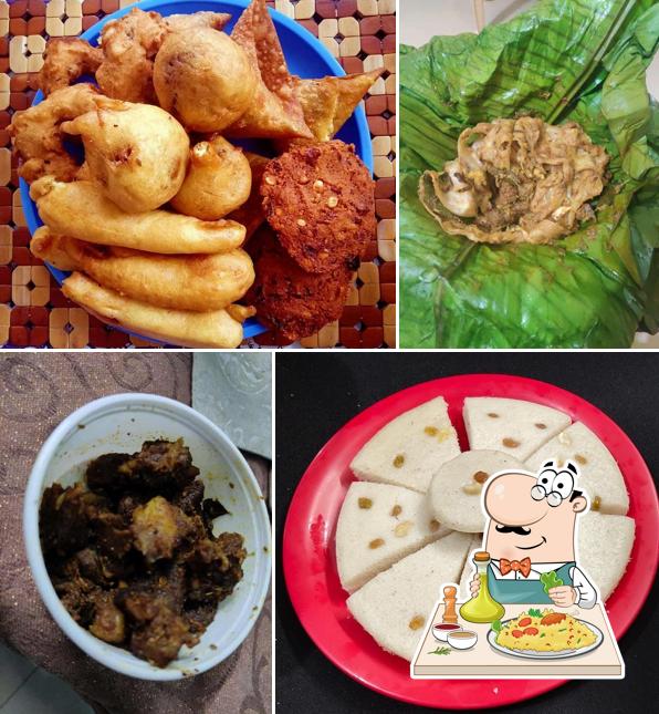 Food at Flavours Hut