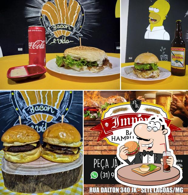 Império Hamburgueria e Restaurante’s burgers will suit a variety of tastes