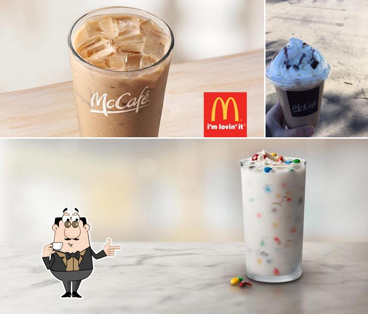 Check out different beverages offered by McDonald's
