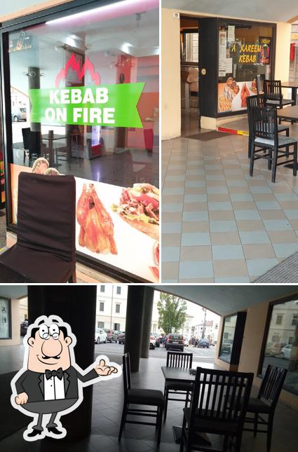 Gli interni di Kebab on Fire