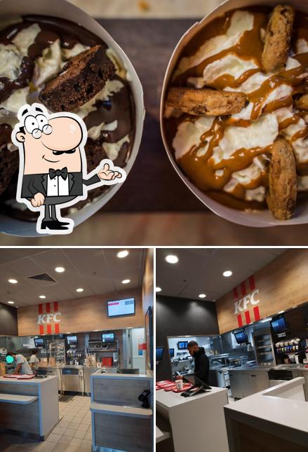 Among different things one can find interior and dessert at KFC MONTREUIL MAIRIE