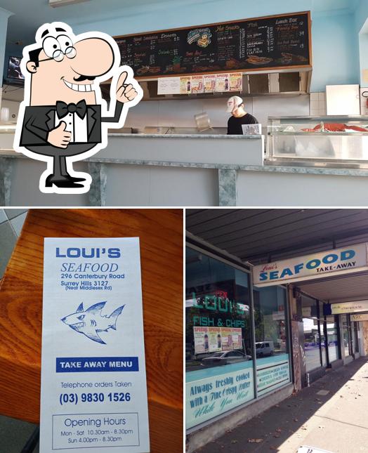 Это снимок ресторана "Loui's Seafood"