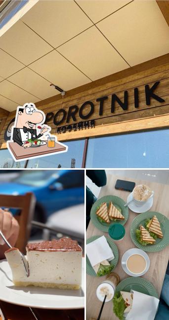 The photo of Paporotnik’s food and exterior