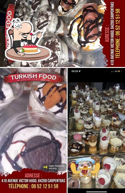 TURKISH FOOD offre une variété de plats sucrés