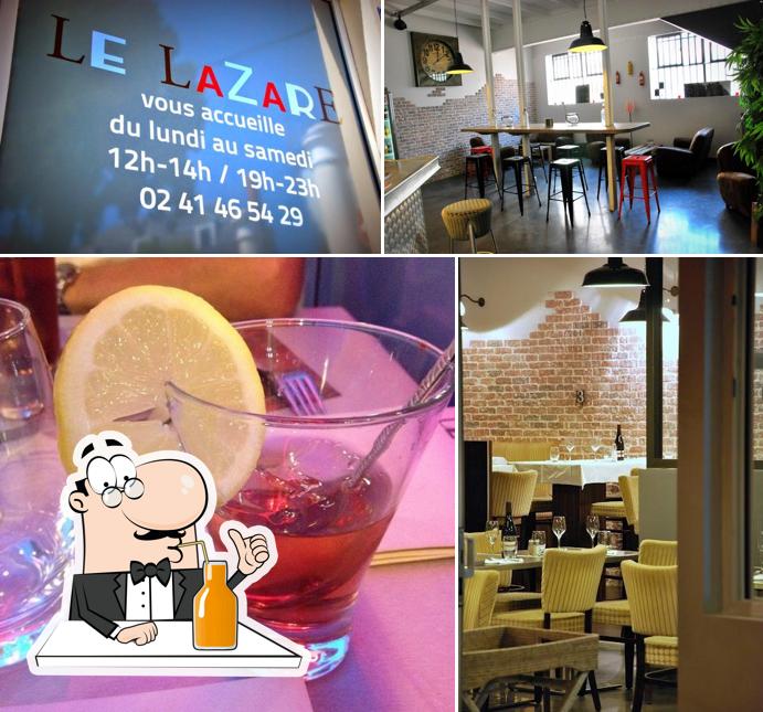 Enjoy a drink at Restaurant Brasserie Le Lazare