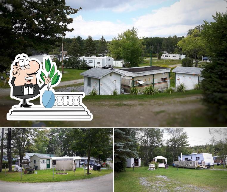 L'extérieur de Le Camping du Domaine Joly-Mont