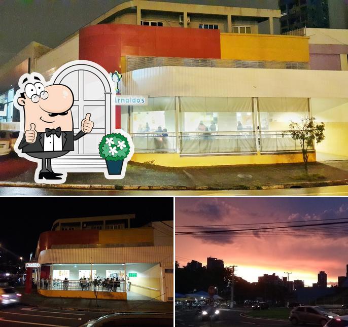 O exterior do Arnaldo's Lanches