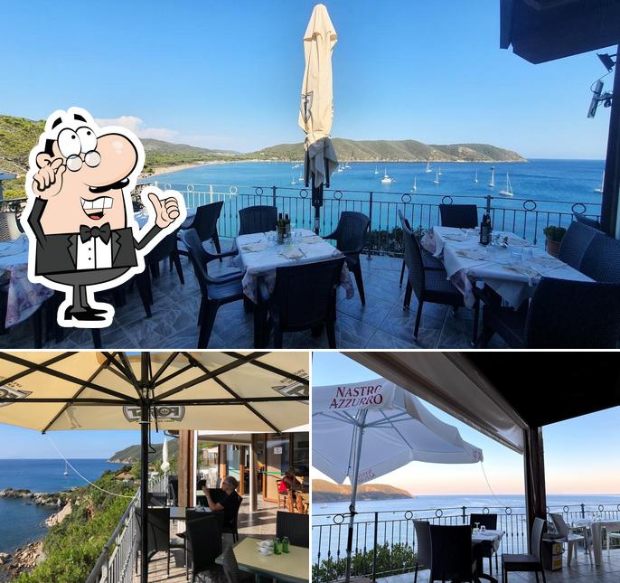 Gli interni di Restaurant Camping Laconella