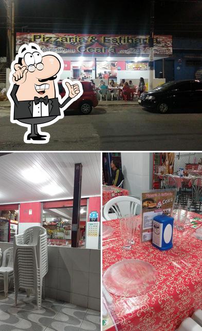 O interior do Pizzaria & Esfiharia e temakeria alemão