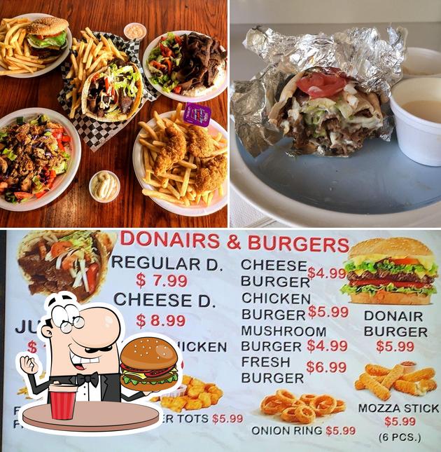 Try out a burger at Yado Donair