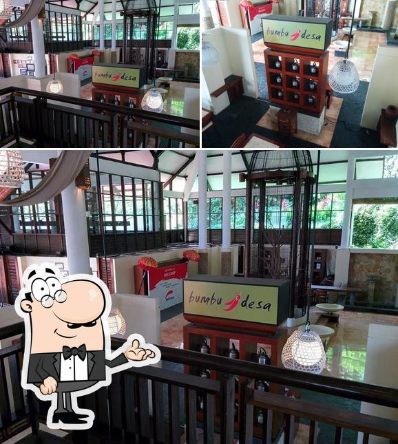 The interior of Bumbu Desa Resto