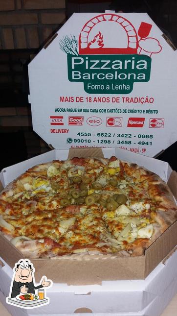 Comida em Pizzaria Barcelona