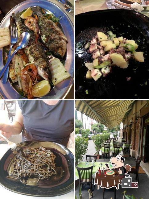 Ristorante Trattoria Africa serve un menu per gli amanti del pesce
