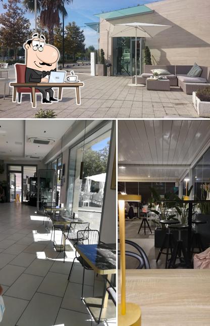 Gli interni di Caffè Atene Le Dune