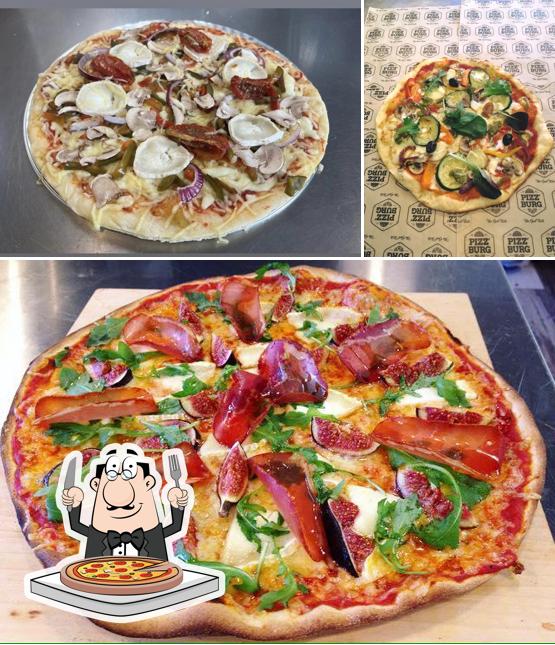 Essayez des pizzas à Pizz' Burg