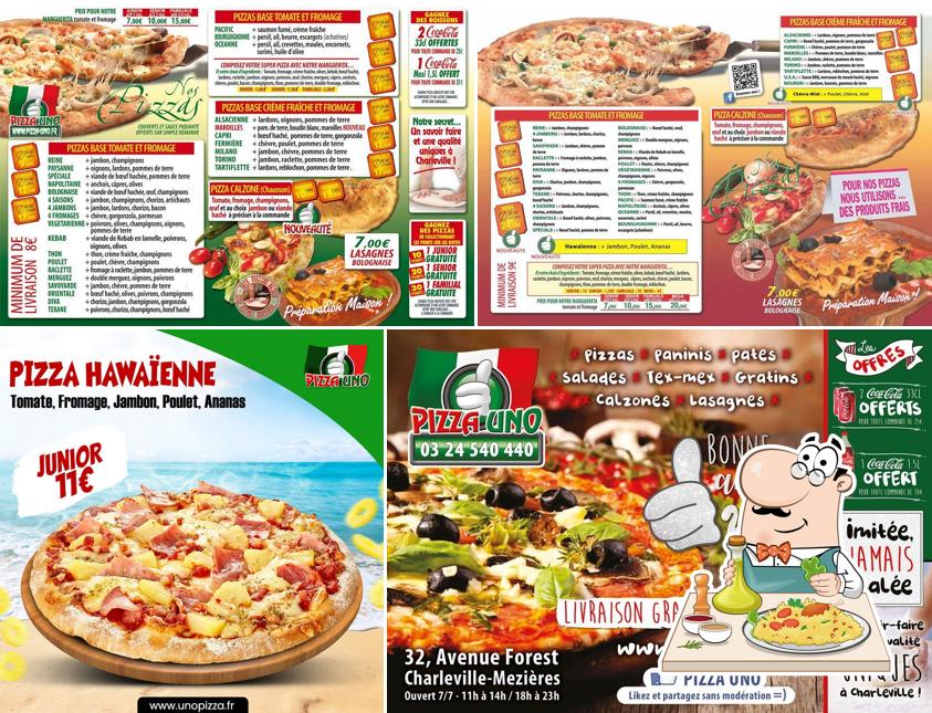 Plats à Pizza Uno