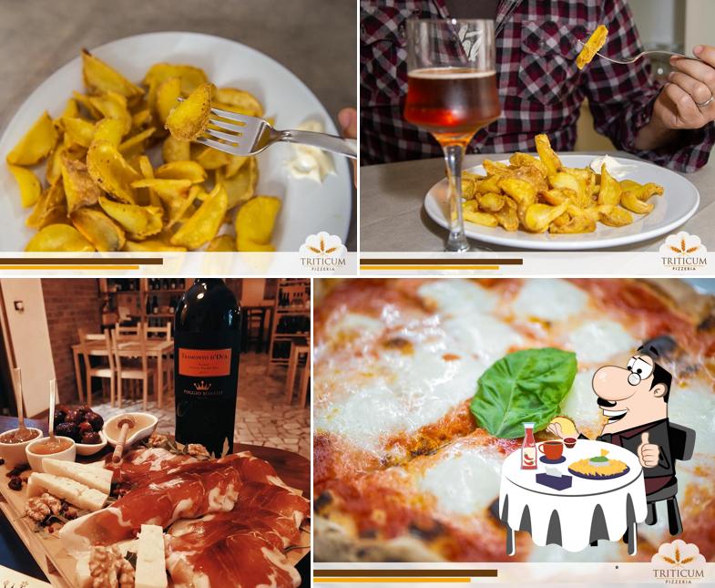 Piatto di formaggi al Pizzeria Triticum