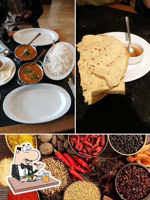 Nourriture à Indian Curry House