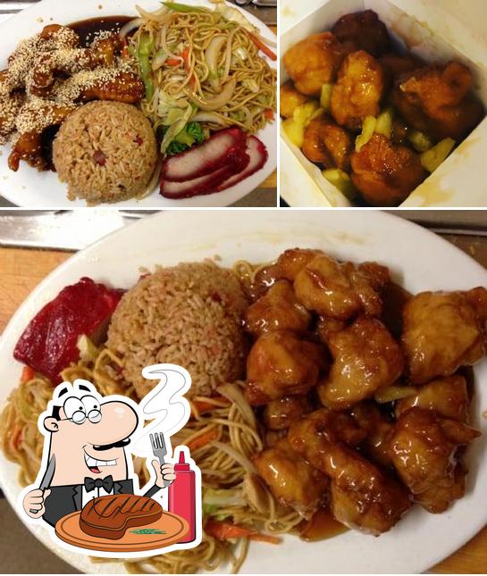 Попробуйте мясные блюда в "Pacific Express Asian Restaurant"