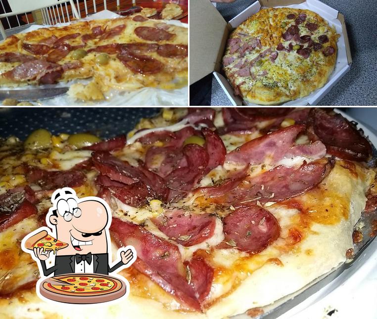 Consiga pizza no Pizzaria Aquarios