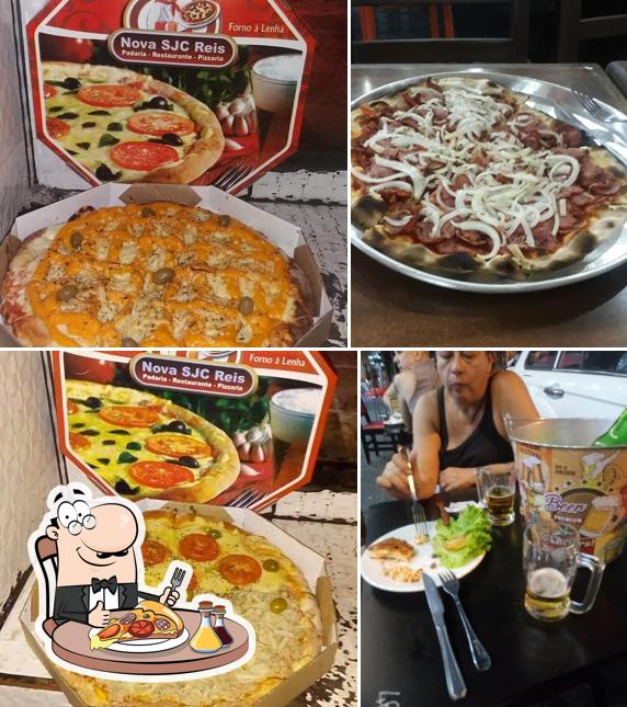 Peça pizza no SJC Reis Paes e Doces