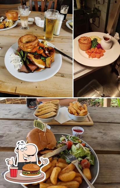 Get a burger at The Rainbow Pub & Carvery