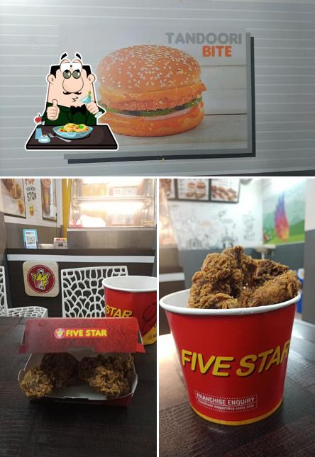 Fried chicken at Five Star Chicken