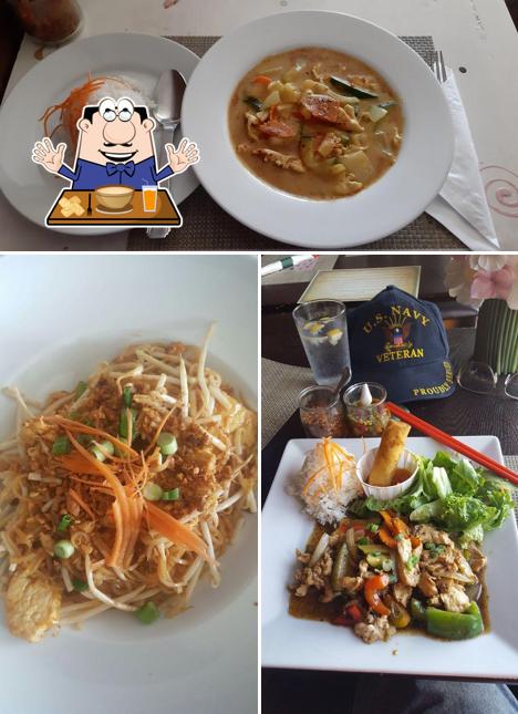 Еда в "Busy B Thai Cafe"