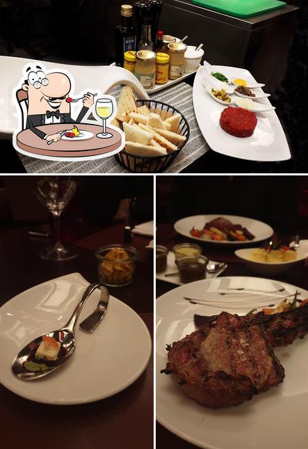 Food at Restaurant Prime Steaks & Seafood