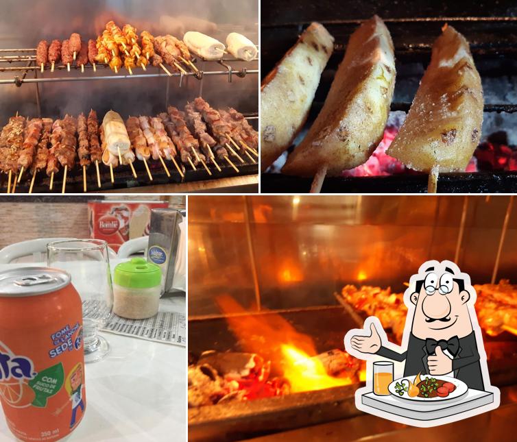 Comida em Espetinho Cebolinha