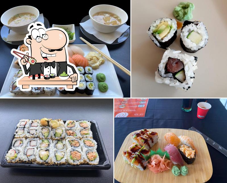 Prova le varie opzioni di sushi