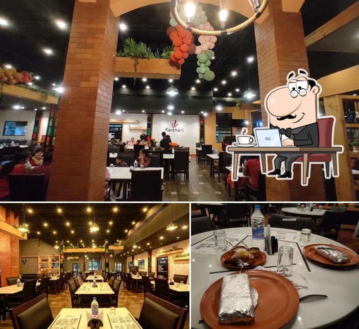 The interior of Kanthari Restaurants & Banquets